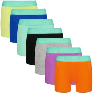 Vingino B251 fresh solid colors 7-pack Jongens Onderbroek - Fresh mint