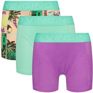 Vingino B251 leaves 3-pack Jongens Onderbroek - Fresh mint