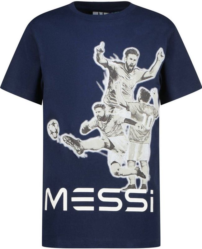 Messi - T-shirt - Donkerblauw - 100% Polyester