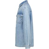 Vingino - Overhemd - Medium Blue Denim - 100% Katoen - Lange Mouwen