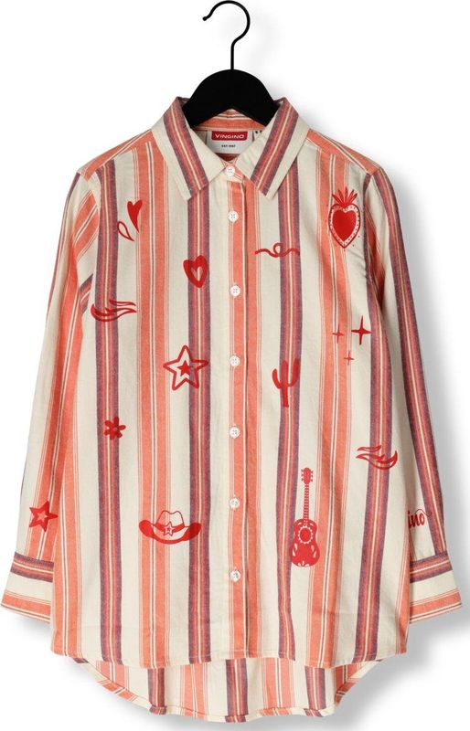 VINGINO - LUNE - Blouse - Rood - Katoen