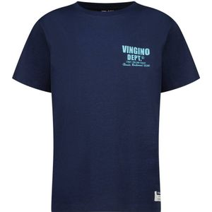 Vingino Boys Hady T-shirt maat 8 van The SO25 Collection, blauw, 8 Jaar