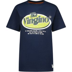 Vingino - Haer - T-shirt - Donkerblauw - 100% Katoen
