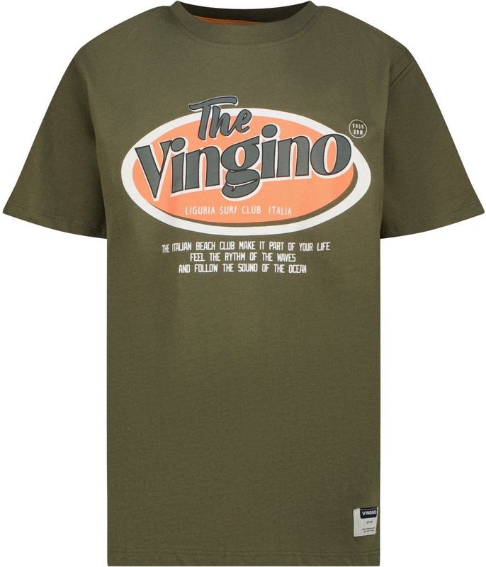 Vingino - Haer - T-shirt - Groen - Katoen