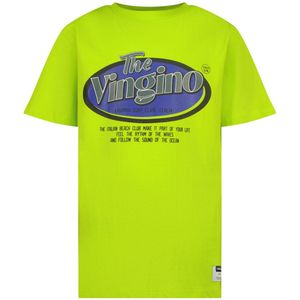 Vingino - T-shirt - Limegroen - Katoen