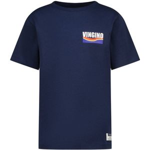 Vingino Boys Have T-shirt maat 8 van The SO25 Collection, blauw, 8 Jaar