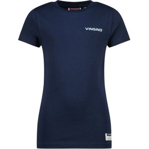 Vingino - Basic Tee - T-shirt - Blauw - 100% Katoen