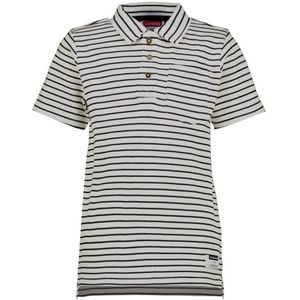 Vingino Polo - Wit en Donkerblauw - Korte Mouwen