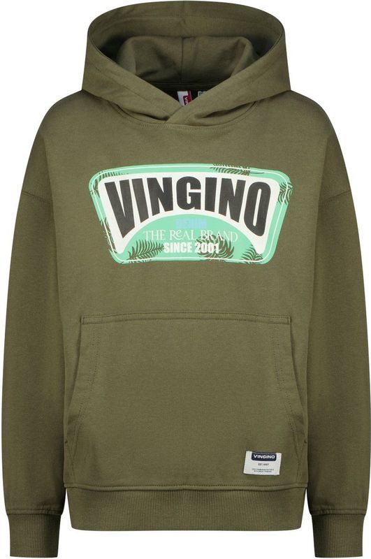 Vingino - Nesto - Hoodie - Groen - Katoen