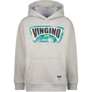Vingino - Hoodie - Blauw - Katoen - Capuchon met Kangoeroezak