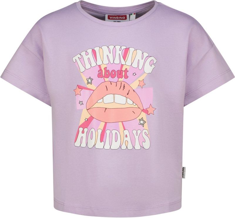 Vingino - Heba - T-shirt - Lila - 100% Katoen