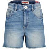 Vingino - Davina - Denim Shorts - Mid Blue Wash - Wijde Pasvorm