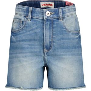 Vingino - Davina - Denim Shorts - Mid Blue Wash - Wijde Pasvorm