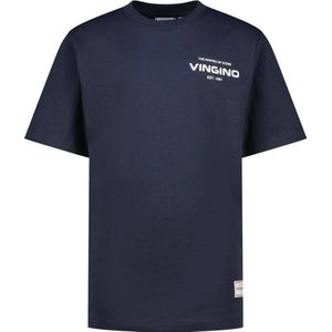 Vingino - T-shirt - Donkerblauw - Met Backprint