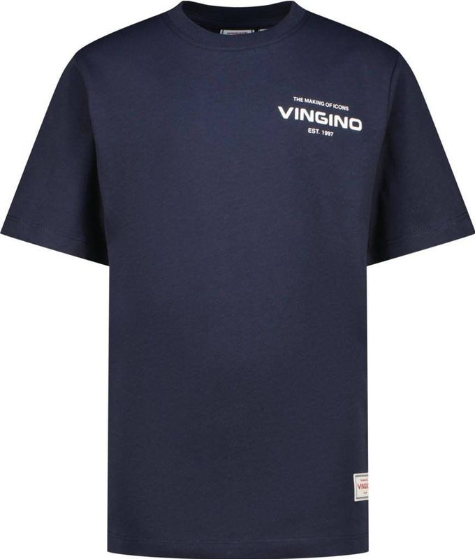 Vingino - T-shirt - Donkerblauw - Met Backprint