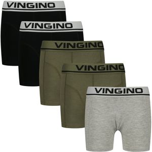 Vingino - BOYS BOXER 5PACK - Ondergoed - Grijs