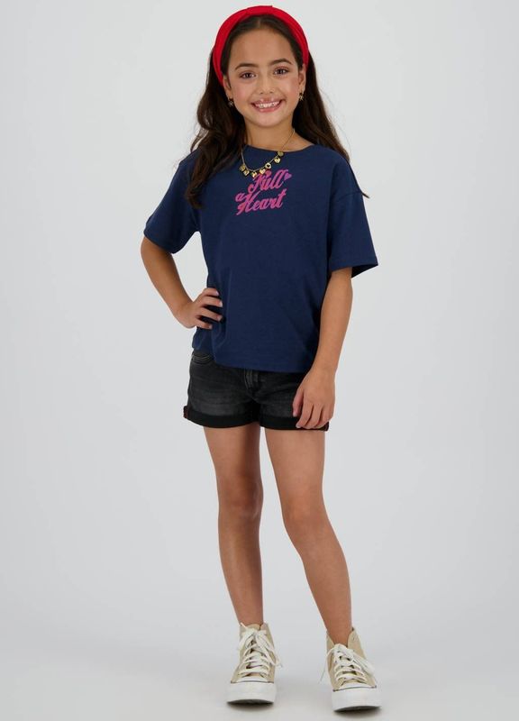 Vingino - Damara - Korte Broek - Washed Black - Regular Pasvorm