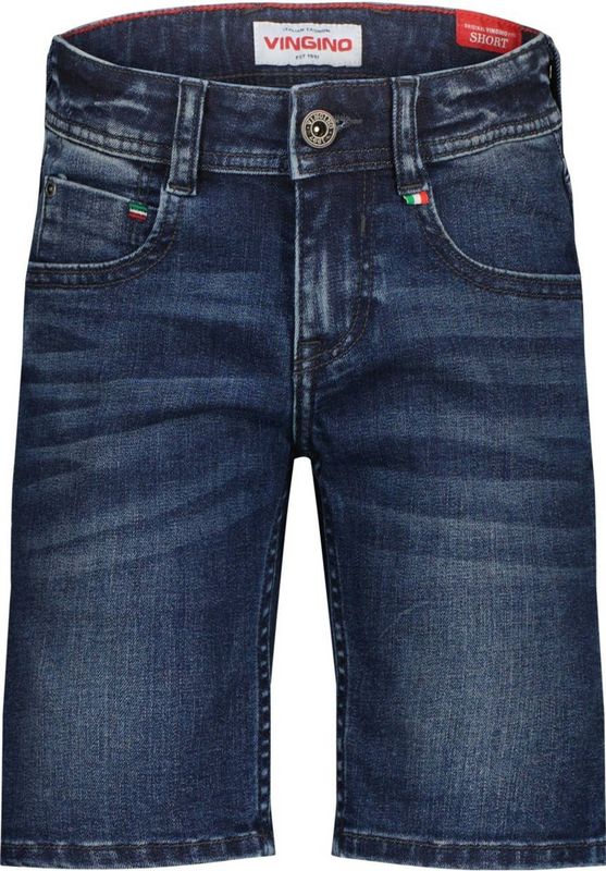 Vingino - Regular Denim Short - Donkerblauw - Denim