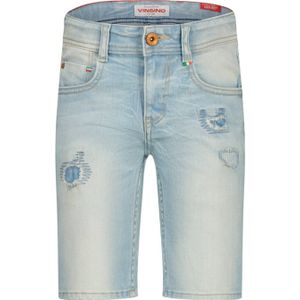 Vingino - Curzio Damage - Korte Broek - Blauw - Katoen Polyester Elastaan