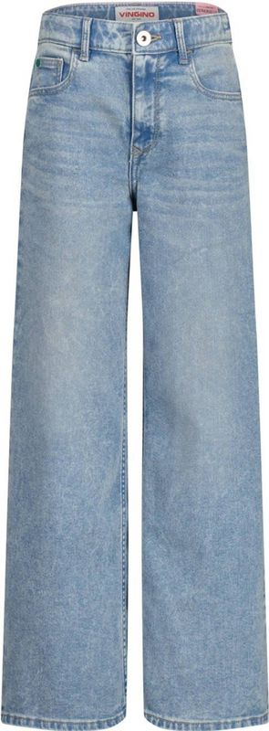 Vingino wide leg jeans light blue denim