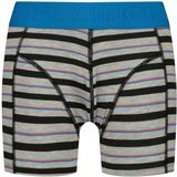 Vingino - Stripe - Boxershorts - Grijs Melange/Oranje/Lichtblauw - Set van 3