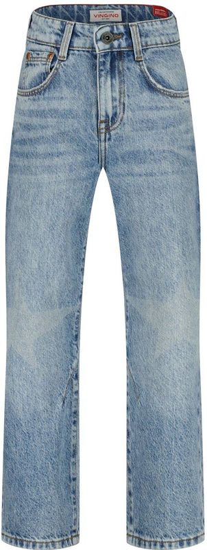Vingino - Gino - Jeans - Blauw - Katoen - Relaxed Fit