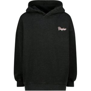 Vingino - Nylah - Hoodie - Zwart - Oversized Pasvorm