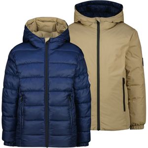 Vingino - Reversible Jas - Donkerblauw - Waterafstotend - Voor Jongens