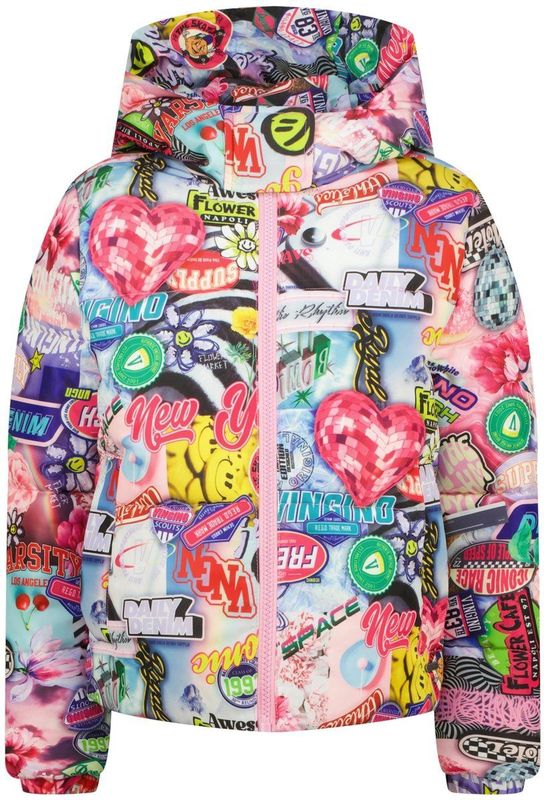 Vingino - Tigelle - Gewatteerde Jas - Roze - Waterafstotend