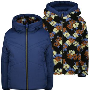 Vingino - Teddy Reversible Jas - Blauw - Winterjas