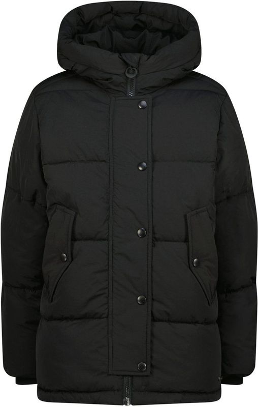 Vingino - Tossa - Gewatteerde Jas - Zwart - Waterafstotend