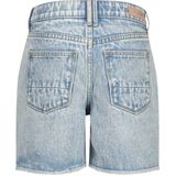 Vingino - Dena - Korte Broek - Light Blue - 100% Katoen, Relaxed Pasvorm, Verstelbare Taille