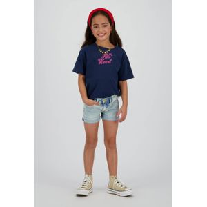 Vingino regular denim short light blue denim