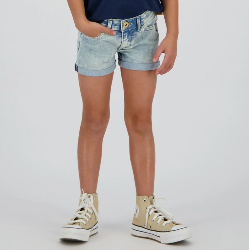 Vingino - Damara - Denim Short - Lichtblauw - Regular Pasvorm