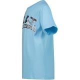 Messi - T-shirt - Lichtblauw - Katoen/Polyester - Korte Mouw
