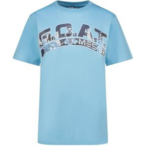 Messi - T-shirt - Lichtblauw - Katoen/Polyester - Korte Mouw