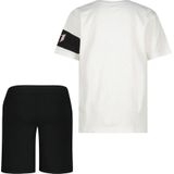 Messi - Jongensset - T-Shirt Korte Mouwen - Korte Broek - Ronde Hals - Logoprint - 2 Steekzakken - Elastische Tailleband