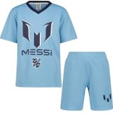 Messi - Jongensset - Lichtblauw - T-shirt met Korte Broek