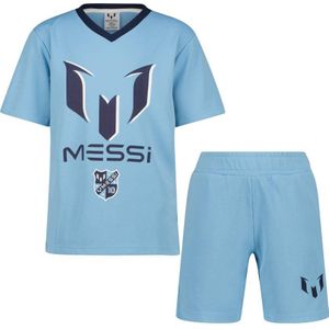 Messi - Jongensset - Lichtblauw - T-shirt met Korte Broek
