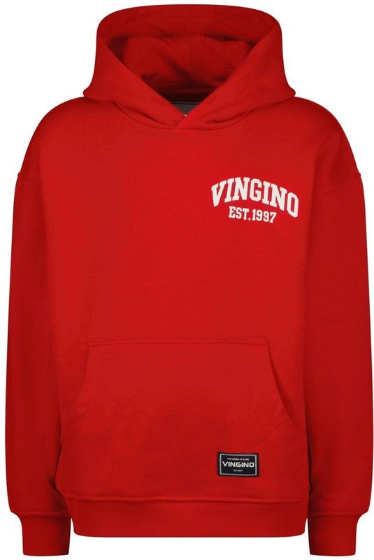 Vingino - Hoodie - Rood - 100% Katoen