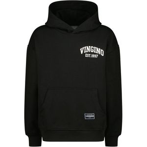 Vingino - Hoodie - Zwart - Met Capuchon - 100% Katoen