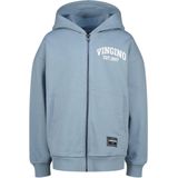 VINGINO - Sweatvest - Lichtblauw - Capuchon - Normale Pasvorm