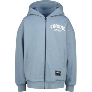 VINGINO - Sweatvest - Lichtblauw - Capuchon - Normale Pasvorm