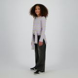 Vingino - Basic Stripe Top - Lila - T-shirt