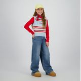 Vingino - Carice - Jeans - Medium Blauw - Wijde Pasvorm