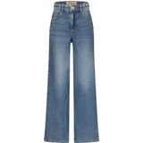 Vingino - Carice - Jeans - Medium Blauw - Wijde Pasvorm