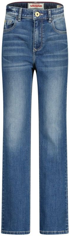 Vingino - Crystel - Jeans - Medium Blauw - Rechte Pasvorm