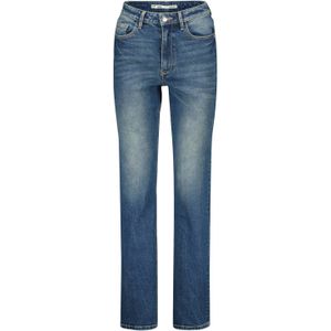 Raizzed - Sarah - Jeans - Medium Blue Denim - High Waist - Straight Leg