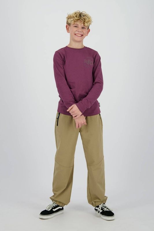 Raizzed - Jaxel - Longsleeve - Donkerrood - 100% Katoen