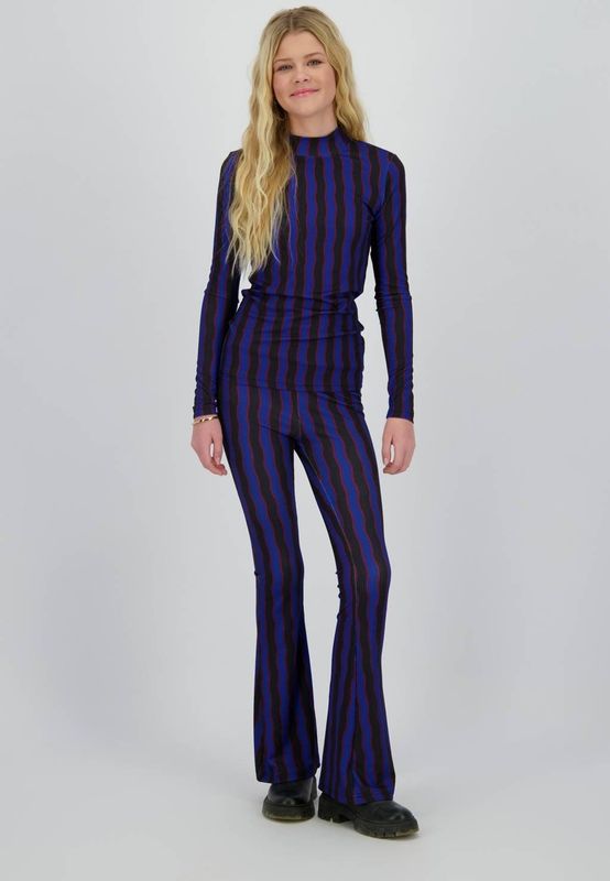 Raizzed - Flared Broek - Zwart - Stretchkatoen - Regular Waist